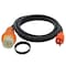 Ac Works SOOW Locking Extension Cord, 10 AWG, Indoor/Outdoor, 10/4, 1 Outlets, CS6364, Black, Rubber, 25 ft TEL1430-025 - alternate 1
